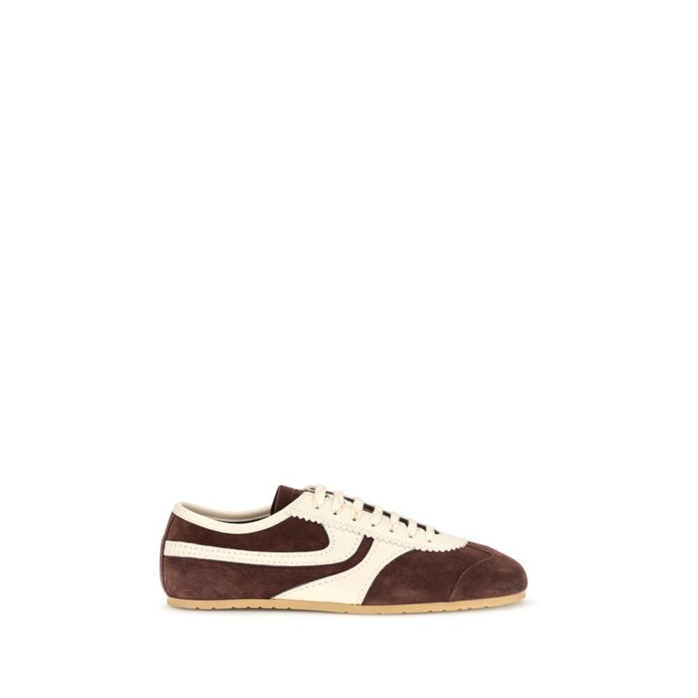 Dries Van Noten Men Leather Panelled Sneakers